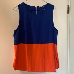 Color block tank